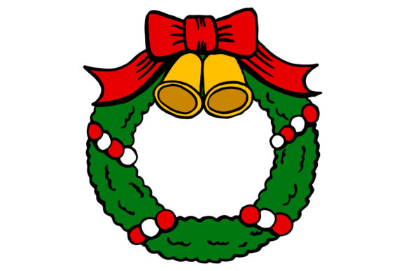 Christmas Door Ornament Cartoon Sticker: Illustrations Review