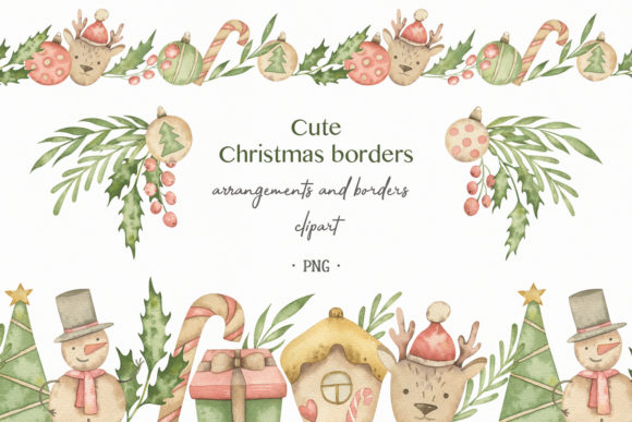 Cute Christmas Borders Clipart: A Designer's Review