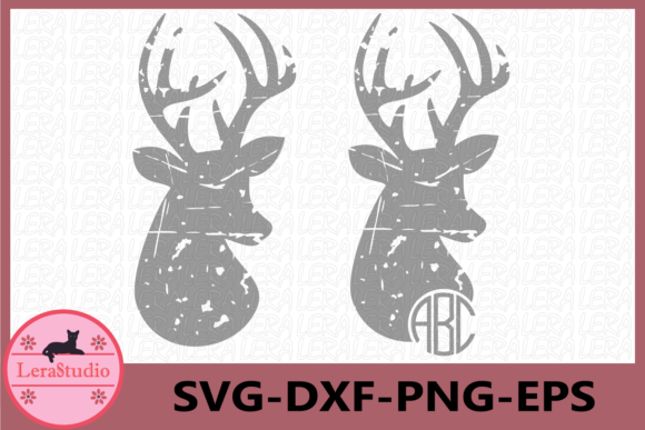 Deer Grunge, Christmas: Festive Illustrations