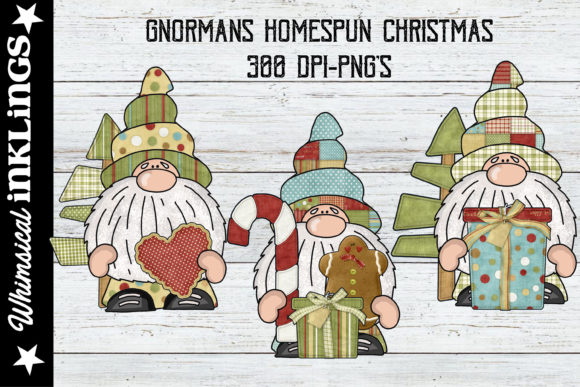Gnorman s Homespun Christmas: Festive Illustrations