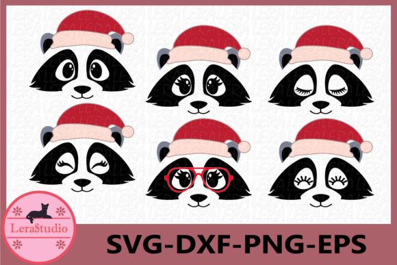 Raccoon Face, Christmas: Festive Illustrations for Crafters