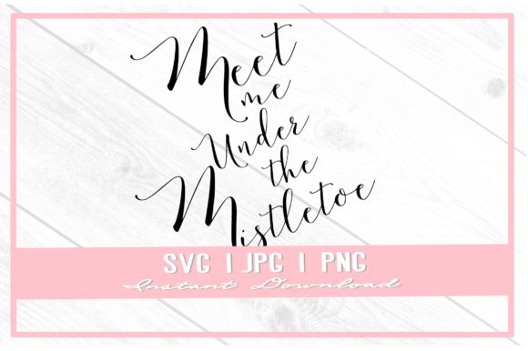 Review: Meet Me Under Mistletoe Christmas SVG for Holiday Stitching