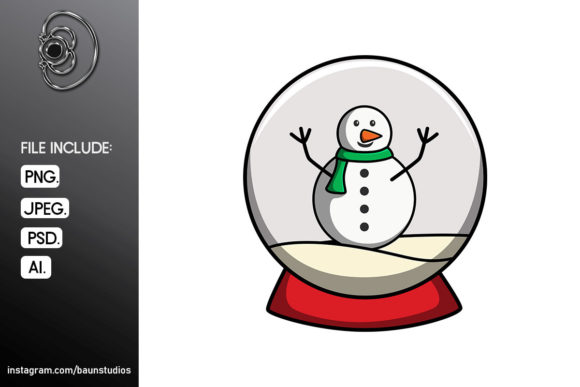 Snowball Christmas Cartoon Illustration: A Crafter's Review